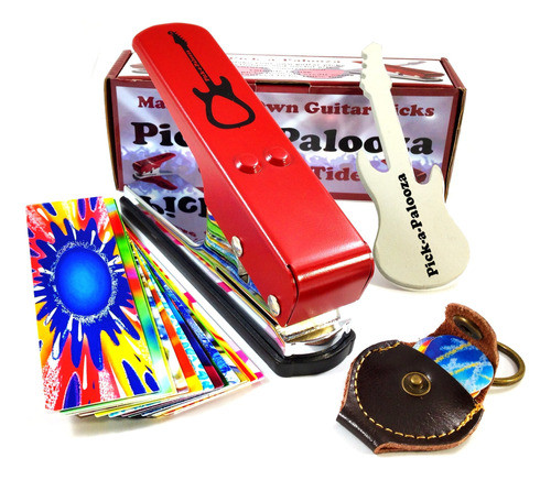 Cortadora De Puas De Guitarra Pick-a-palooza Mega Pack Rojo 0