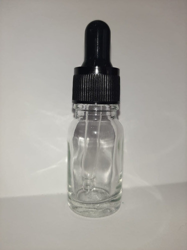 Frasco Vidrio Transparente 10ml Con Cuenta Gota (pack X100) 1