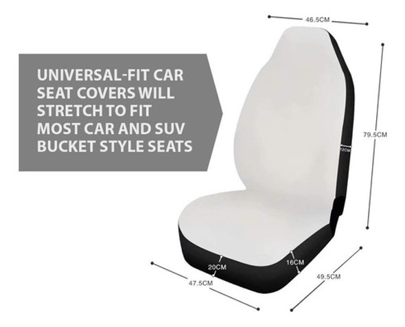 Showudesigns - Funda Para Asiento De Coche Con Estampado De 1 Showudesigns - Funda Para Asiento De Coche Con Estampado De 1