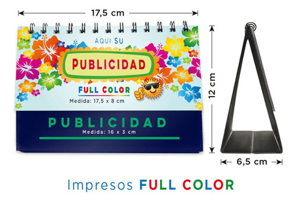 Almanaque Carpita Calendario Personalizada X25u. 1