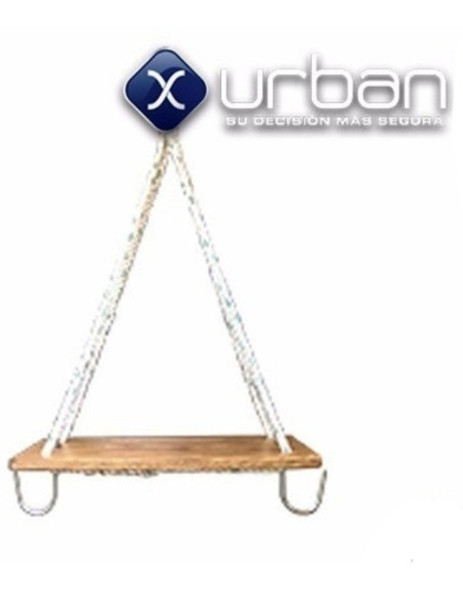 Silleta De Madera Con Tiros De Soga X-urban Altura 0