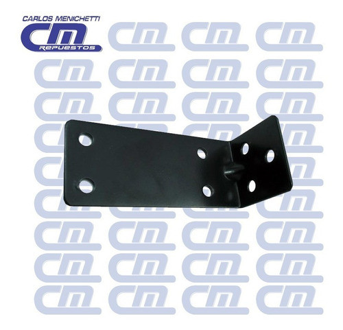 Conector Soporte Angulo Desigual 90º 117x70x142mm Negro 0