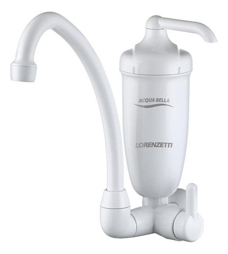 Torneira Lorenzetti Pia Em Abs Branco Bica Móvel Com Filtro 0