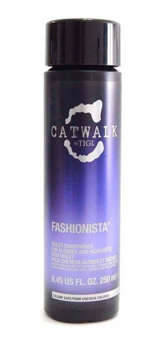 Tigi Shampoo Fashionista 750 Ml Catwalk Gris Rubio Matizador 0