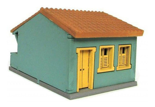 Miniatura Para Maquete Casa Germinada Mod 04 Escala Ho 1/87 1