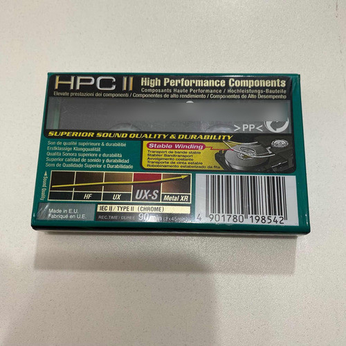 Fita Cassete Lacrada- Sony ( Ux-s 90, Importado ) 1