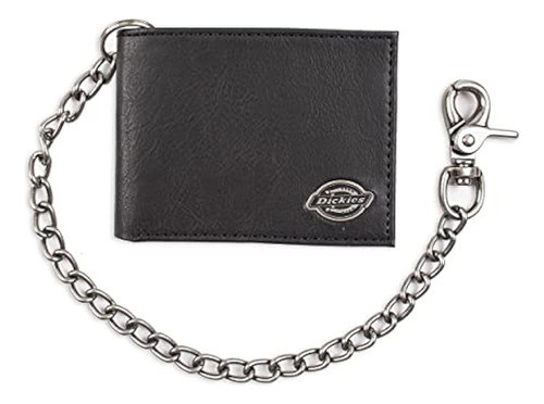 Dickies Men's Bifold Chain Wallet-high Security 0