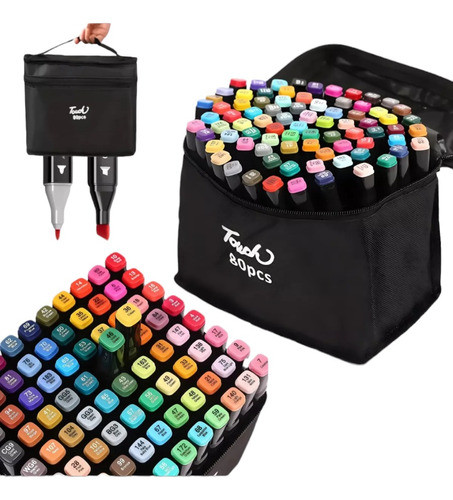 Marcadores Doble Punta Touch X 80 Unidades 0