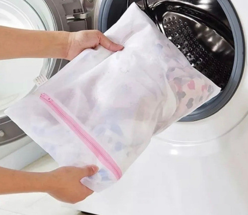 Kit 5 Saquinhos De Lavar Roupas Delicadas 40x50cm 1