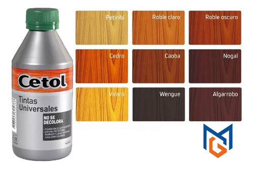 Tinta Madera Cetol Universal Roble Oscuro 60cc Pintura 1