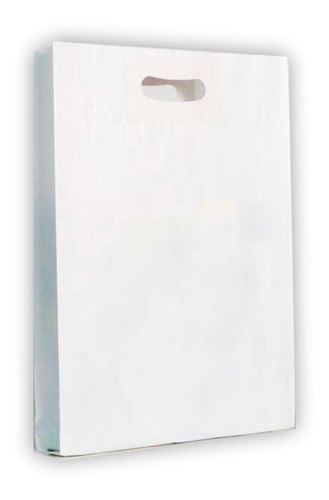 Bolsa Blanca C/fuelle Y Sacabocado - 30x40x12cm. 250 Bolsas 1