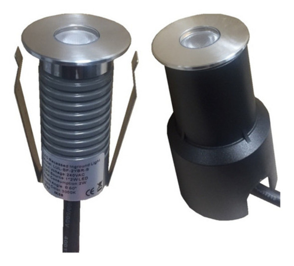 Embutido Led Circular Ip67 2w Blanco Cálido 0