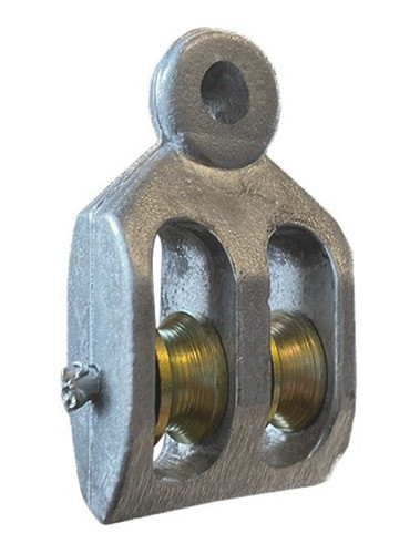 Roldana N 5 Doble Polea Moton Fijo Para Soga Tender 1