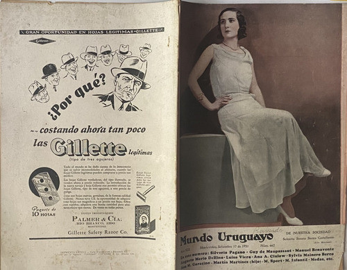 Mundo Uruguayo N° 662 Petrona Viera * G. Heider 1931  Mu3 0