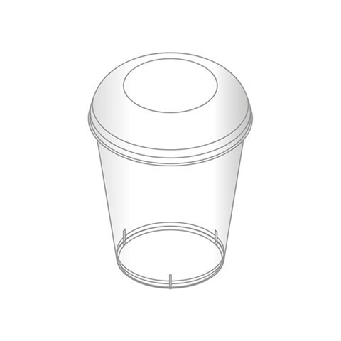 Copo De Brigadeiros 40ml C/tampa & Colherinha C/600 0