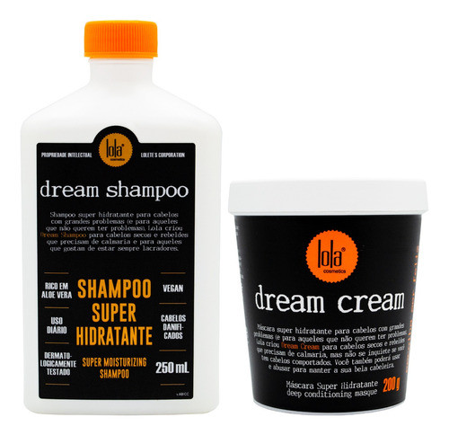 Lola Dream Cream Shampoo Hidratante + Máscara 200gr 3c 0