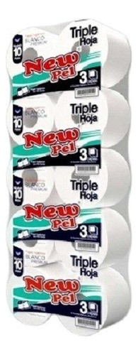 Higienico X 5 Bolsones X 10u .triple Hoja Blanco Premium 0