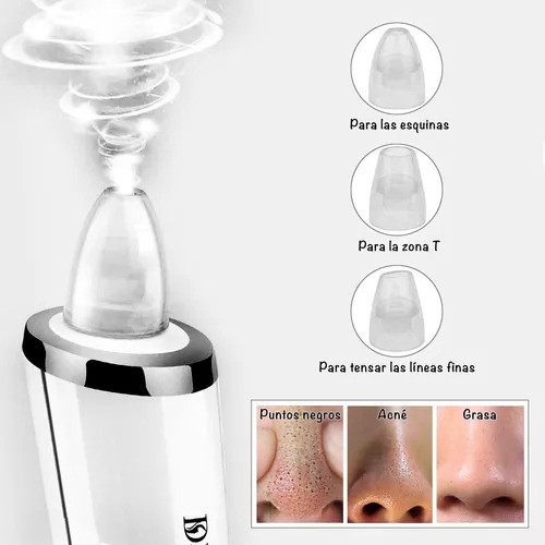 Extractor Limpiador Facial Poros Puntos Negros Cara Usb Gs 1