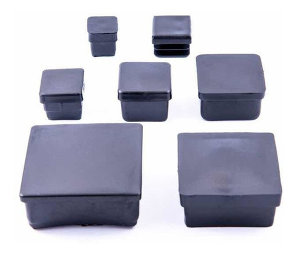 Regatón Regatones Cuadrados Aletados 50x50 Reforzado X 100u. 0