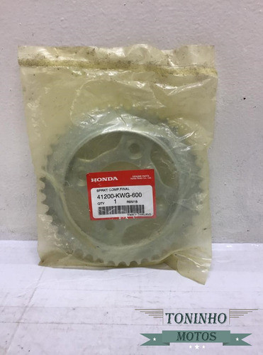 Coroa De Transmissao Honda Fan 125 2009 Á 2020 43 Dentes 0