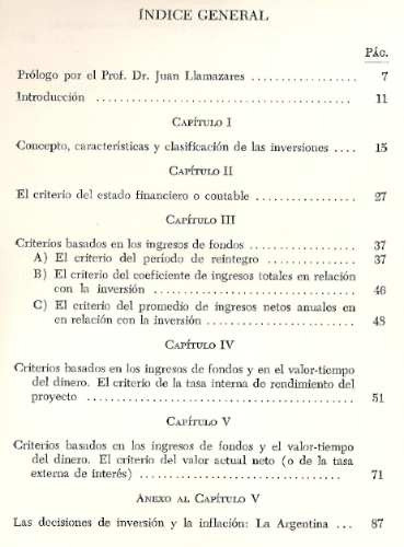 Decisiones De Inversion En La Empresa Privada Argentina 1