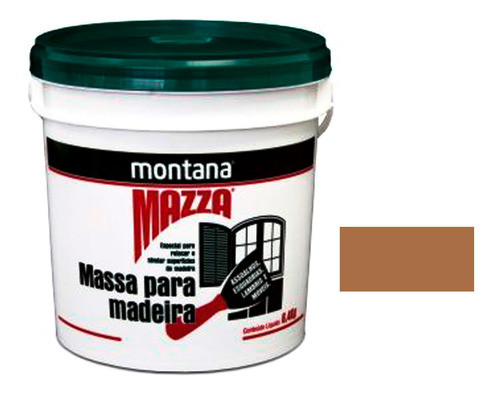 Massa Madeira Montana Mazza 6,4 Kilos Cor Castanho 0