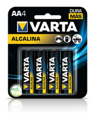 Pilas Alcalinas Aa Varta Paquete X 4 Plaza Verdi 0