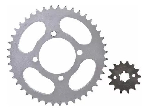 Kit Corona Piñon Cadena Reforzada Zanella Due 110 Classic 1