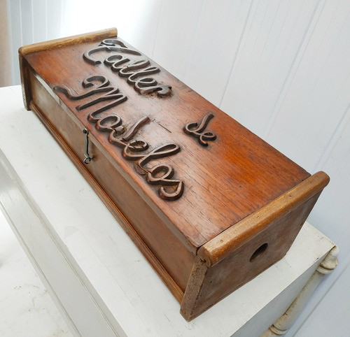 Cajón Cofre De Madera De Cedro Tallado  Taller De Modelos 0