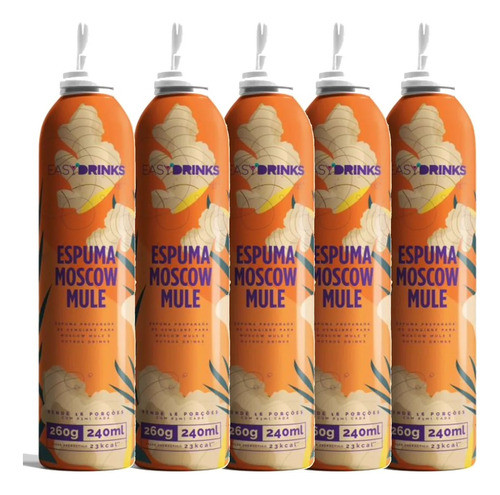 Espuma De Gengibre Moskow Mule Easy Drinks 260ml (5 Und) 0