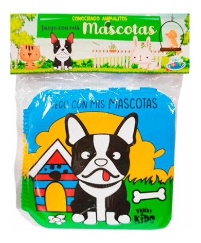 Libro Conociendo Animalitos Juego Con Mis Mascotas Para Baño 0