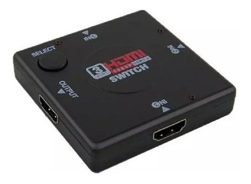 Splitter Hdmi 3x1 Activo Selector De Pantalla 3d Fullhd 1080 0