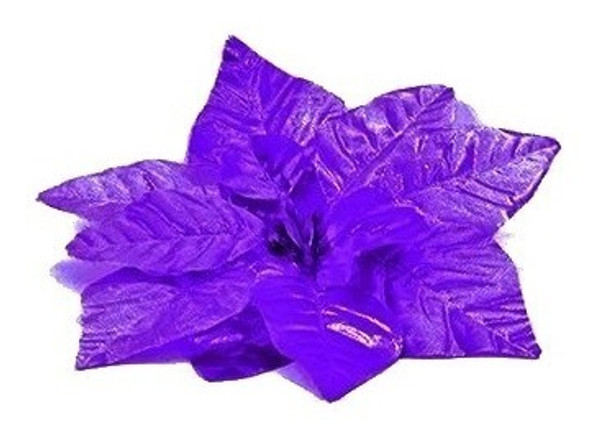 Flor Violeta 24 Cm X 12 Unid #30602 - Sheshu Navidad ? 0