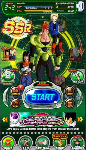 Leveleo De Cuentas De Dokkan Battle 1