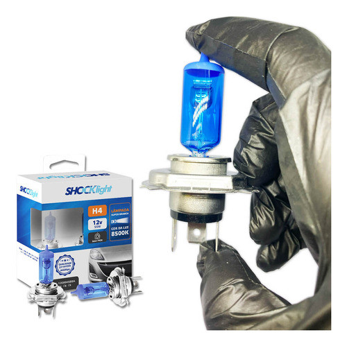 Lâmpadas H4 8500k Farol Ford Courier H4 8500k 1