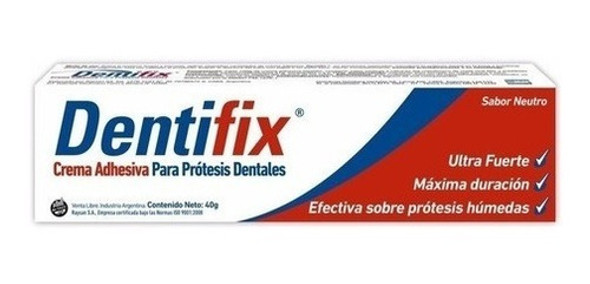 Dentifix Adhesivo Para Protesis Dental 48g Sabor Neutro 0