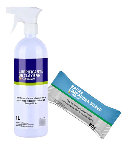 Lubrificante E Barra Descontaminadora Suave 80g - Finisher 0