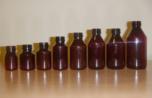 Frasco Pet Ámbar De 100ml Con Tapa Y Precinto X100 1