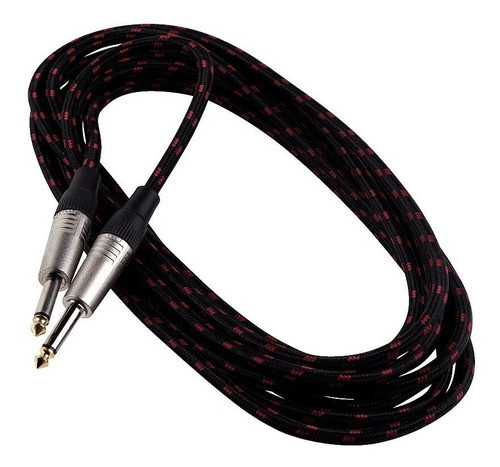 Cable De Instrumento Warwick Rockcable Recto 9m Textil Cuo 0