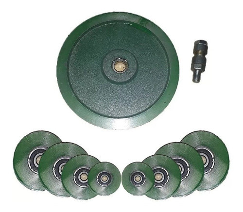 Polea Fundicion Porton Levadizo 75 Mm Ruleman Canal En   U 1