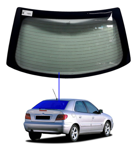 Vidro Traseiro Vigia Citroen Xsara 1998 A 2003 Benson 0