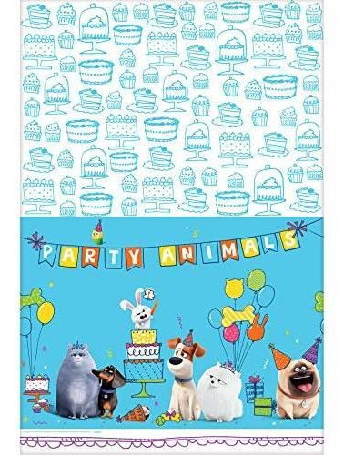 Amscan  La Vida Secreta De Las Mascotas 2  Cubierta De Mesa 0