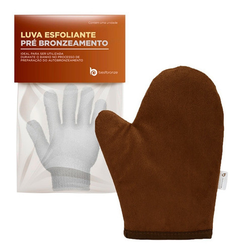 Kit Aplicação Do Bronzeado Luva Tanning + Esfoliante Best Br 0