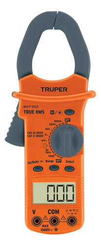 Multímetro Amperimetro Digital Mantenimiento Gancho Truper 0