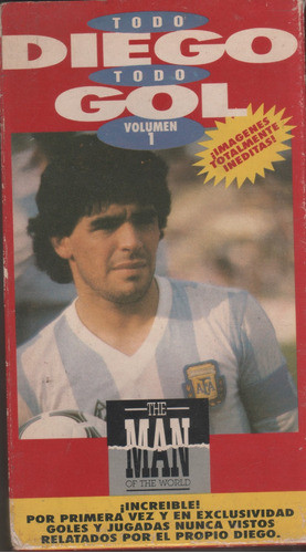 Antiguo  V H S - Todo Diego Todo Gol - Maradona 0
