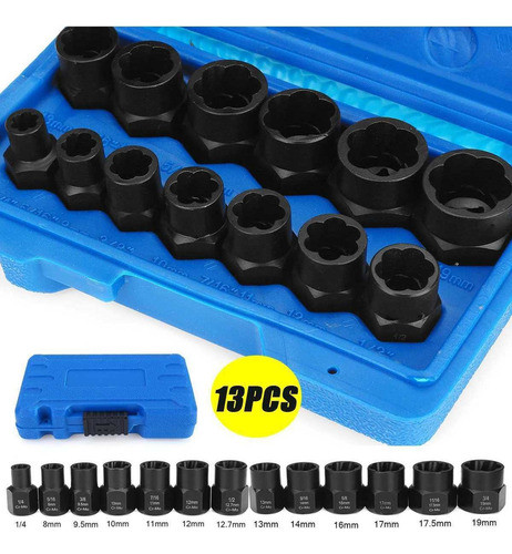 Kit De Ferramentas De Remoção De Parafusos, Chave De Soquete 0