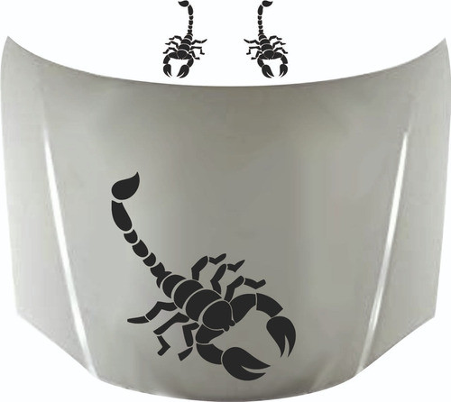 Calcomanía Capot Escorpion + Regalo -  Graficastuning 00172 0
