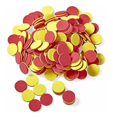 Hand2mind - Contadores De Espuma De Dos Colores Para Niños D 0