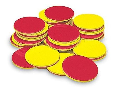 Hand2mind - Contadores De Espuma De Dos Colores Para Niños D 1