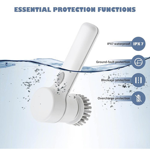 Conerx Electric Spin Scrubber Cepillo De Limpieza Eléctrico 1